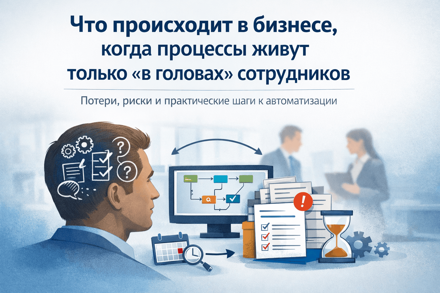 Когда процессы в голове: реальные риски для бизнеса и что с этим делать прямо сейчас
